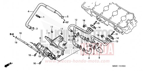AIR SUCTION VALVE CB600F22 de 2002